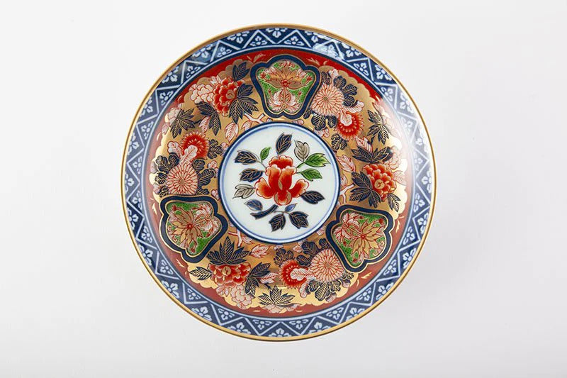 極錦金彩古伊万里様式【コーヒー碗皿】