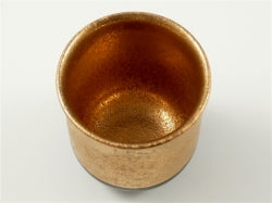 Gold and black glaze teacup